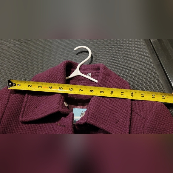 MARCIANO purple pea coat - Picture 5 of 8